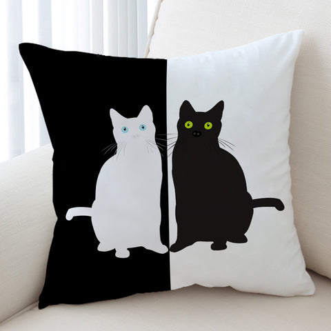 Image of Reflect B&W Cats SWKD3380 Cushion Cover