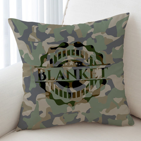 Image of Blanket Logo Camo  SWKD3655 Cushion Cover