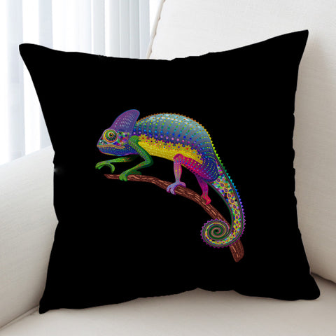 Image of Colorful Aztec Chameleon  SWLM3665 Cushion Cover