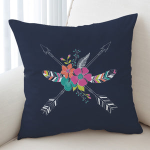 Floral Arrows & Feather SWLM3668 Cushion Cover