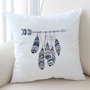 Feathers On Straight Arrow  SWKD3669 Cushion Cover