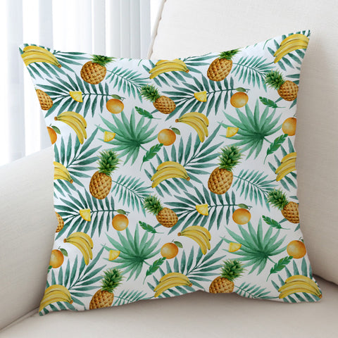 Image of Tropical Pineapple & Bananas SWKD3677 Cushion Cover