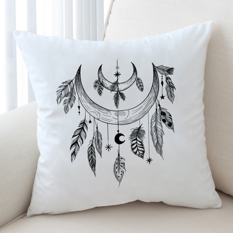 Image of Half-Moon Dreamcatcher  SWLM3682 Cushion Cover