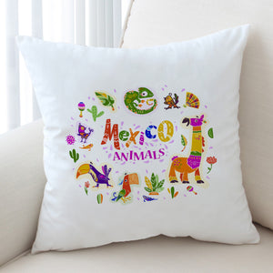 Mexico Cartoon Animals SWKD3747 Cushion Cover