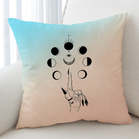 Image of Eyes - Moon Circle Bright SWKD3758 Cushion Cover