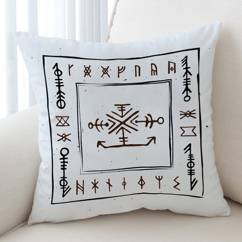 Image of Ancient Greek Aztec Bandana SWKD3759 Cushion Cover