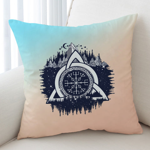 Image of Triangle Zodiac Forest  SWKD3765 Cushion Cover