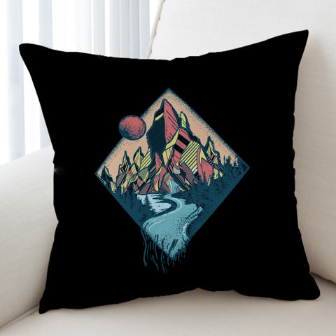 Image of Night Forest Illustration SWKD3815 Cushion Cover