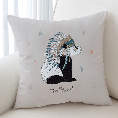 Image of Free Spirit - Bohemian Panda SWKD3816 Cushion Cover