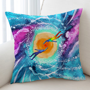 Trippy Human Heat Curve SWKD3878 Cushion Cover