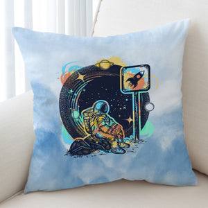 Outspace Astronaut - Watercolor Pastel Theme SWKD3934 Cushion Cover