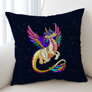 Colorful Dragonfly Illustration SWKD3938 Cushion Cover
