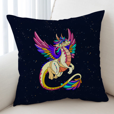 Image of Colorful Dragonfly Illustration SWKD3938 Cushion Cover