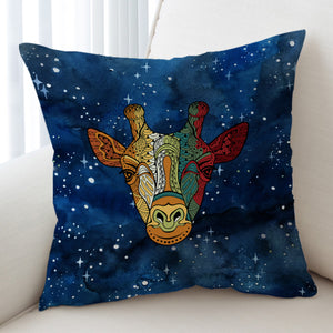 Mandala Giraffe Galaxy Theme SWKD4118 Cushion Cover