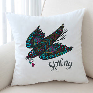 Bohemian Aztec Spring Bird SWKD4220 Cushion Cover