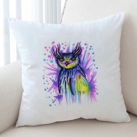 Image of Watercolor Owl Sketch SWKD4221 Cushion Cover