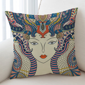 Aztec Snake Lady SWKD4284 Cushion Cover