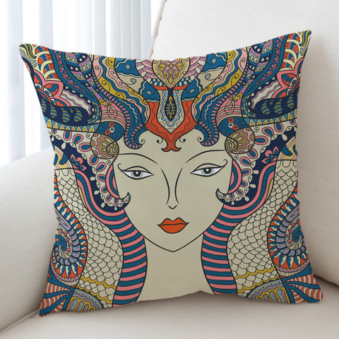 Image of Aztec Snake Lady SWKD4284 Cushion Cover