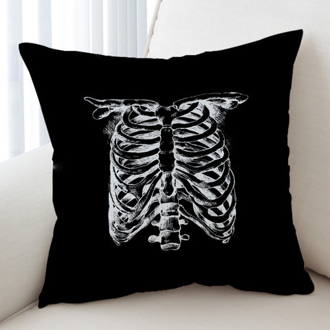 Image of B&W Skeleton Sketch SWKD4292 Cushion Cover