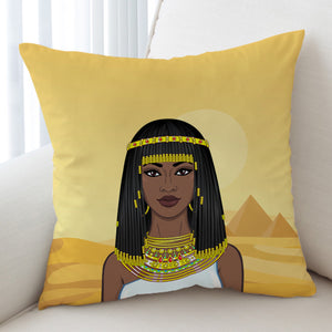 Egyptian Lady in Desert SWKD4303 Cushion Cover