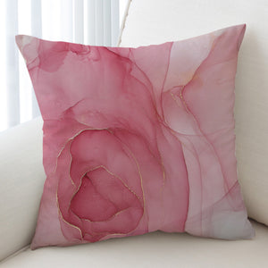 Golden Splash Shade Of Pink SWKD4307 Cushion Cover