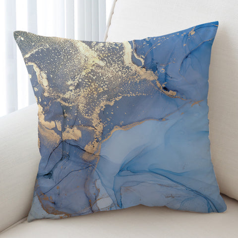 Image of Golden Splash Navy Wave SWKD4312 Cushion Cover