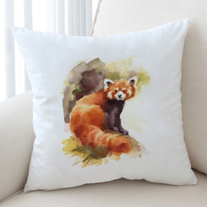 Watercolor Fox Painting SWKD4328 Cushion Cover