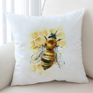 Queen Bee Watercolor Painting SWKD4404 Cushion Cover