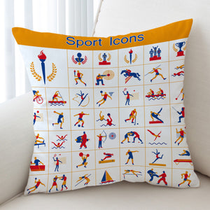 Olympic Sports Icon Illustration SWKD4421 Cushion Cover
