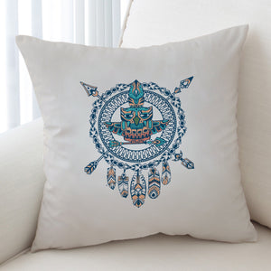 Vintage Aztec Dream Catcher Owl Logo SWKD4451 Cushion Cover