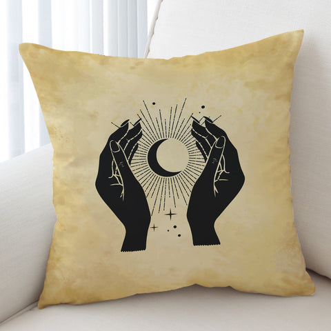 Image of Vintage Flash Hands & Moon Light SWKD4510 Cushion Cover