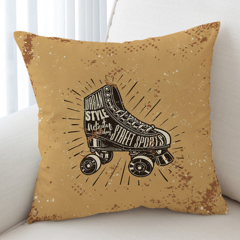 Image of Retro Patin Shoes Urban Style Street Sport SWKD4522 Cushion Cover