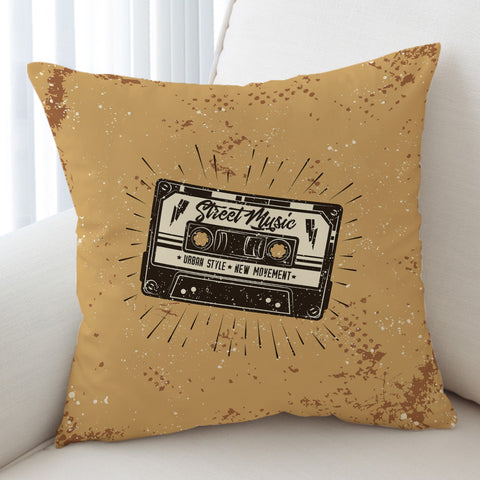 Image of Retro Cassette Street Music SWKD4526 Cushion Cover