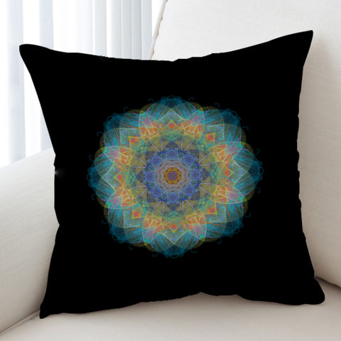 Image of Magic Colorful Lotus Mandala SWKD4542 Cushion Cover