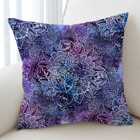 Image of Purple Mandala Matrix SWKD4646 Cushion Cover