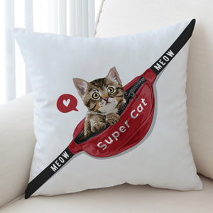 Super Cute Cat SWKD4652 Cushion Cover