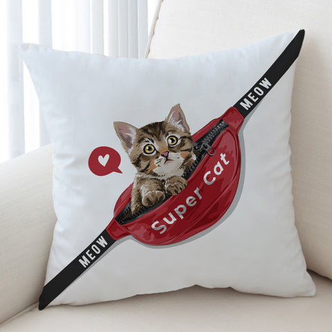 Image of Super Cute Cat SWKD4652 Cushion Cover