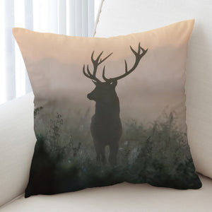 Faded Deer In Forest SWKD4654 Cushion Cover