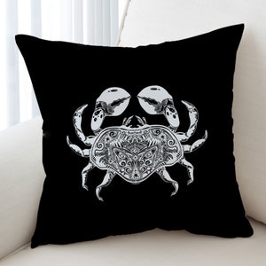 B&W Tattoo Crab SWKD4663 Cushion Cover