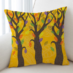 Colorful Leaves & Trees SWKD4729 Cushion Cover