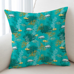 Tiny Creatures Marine Ocean SWKD4737 Cushion Cover