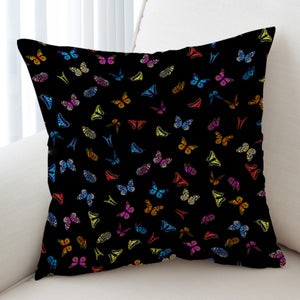 Multi Colorful Butterflies Back Theme SWKD5170 Cushion Cover