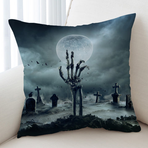 Image of Gothic Dark Dead Moon Night Scene SWKD5171 Cushion Cover