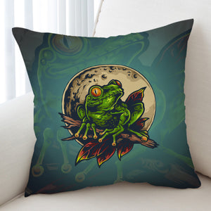 Old School Color Frog Moon Night SWKD5176 Cushion Cover