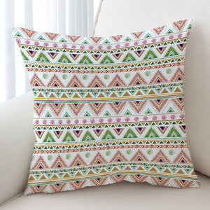 Shade of Pink & Green Aztec SWKD5189 Cushion Cover