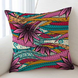 Colorful Mandala Palm Leaves SWKD5190 Cushion Cover