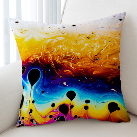 Image of Hot Lava Color SWKD5206 Cushion Cover