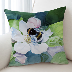 Bee Sucking Flower Mites SWKD5239 Cushion Cover