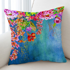 Colorful Watercolor Flower Garden SWKD5242 Cushion Cover