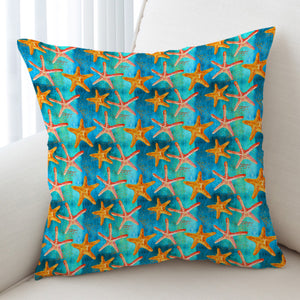 Multi Watercolor Starfish SWKD5243 Cushion Cover